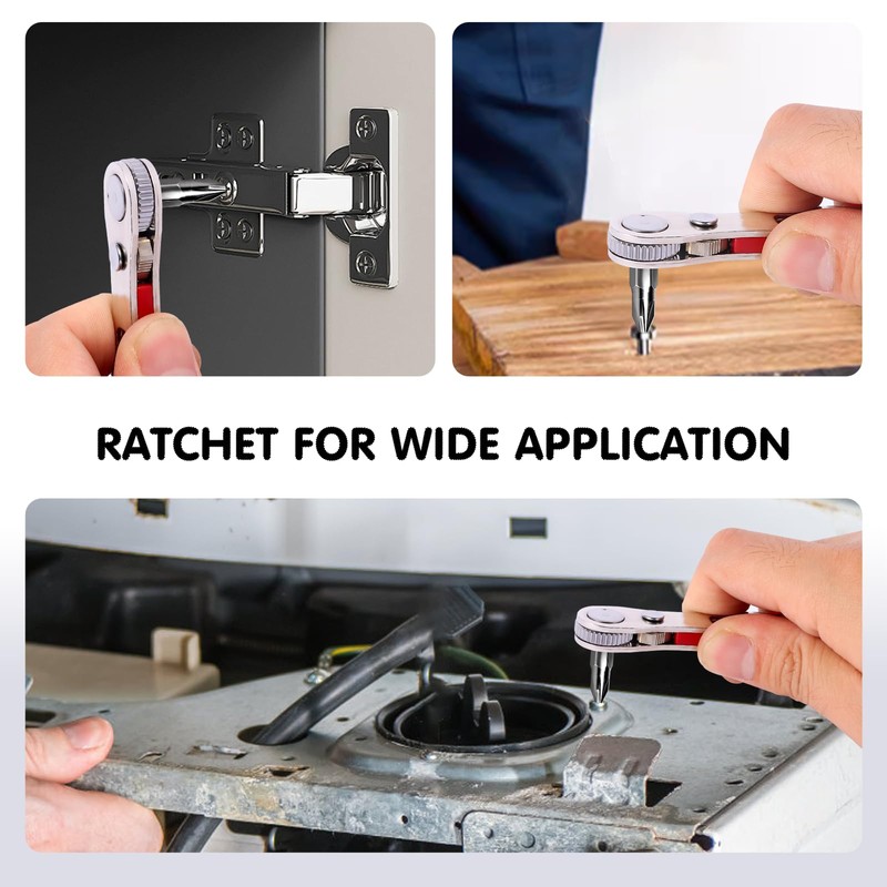 Aeiyiqco 22-in-1 Multi-Functional Ratcheting Screwdriver Set - Right Angle and