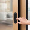 Malimali 6 Inch Oval Black Pocket Door Pull, Stainless Steel