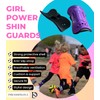 DREAMERSELL Girl Power Shin Guards - High-Performance Soccer Shinguards for
