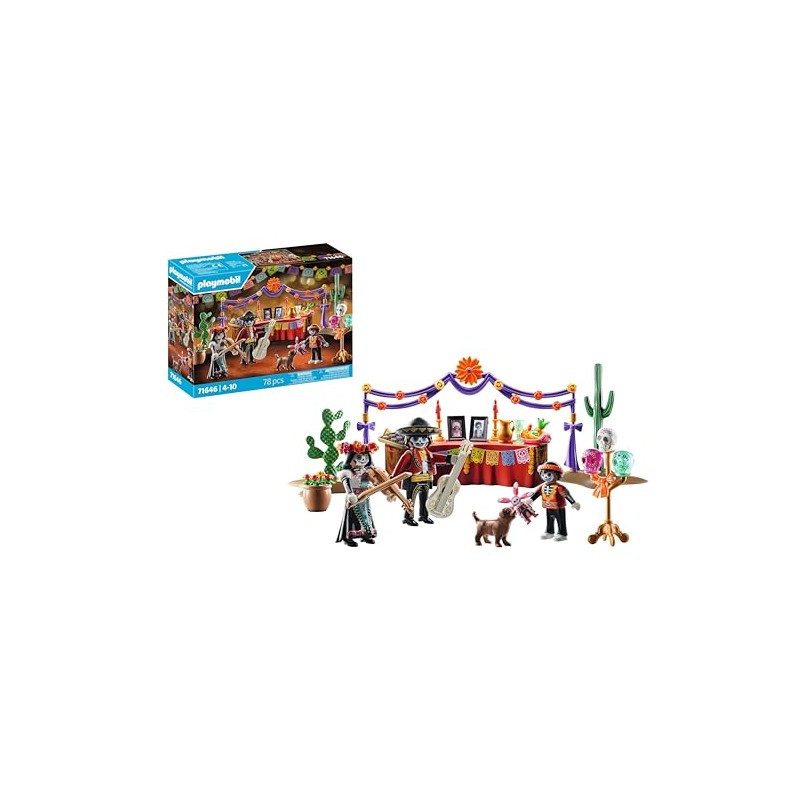Playmobil Playset Ofrenda de Día de los Muertos