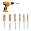 Brass Wire Bore Cleaning Brush Set - 6 Pieces with