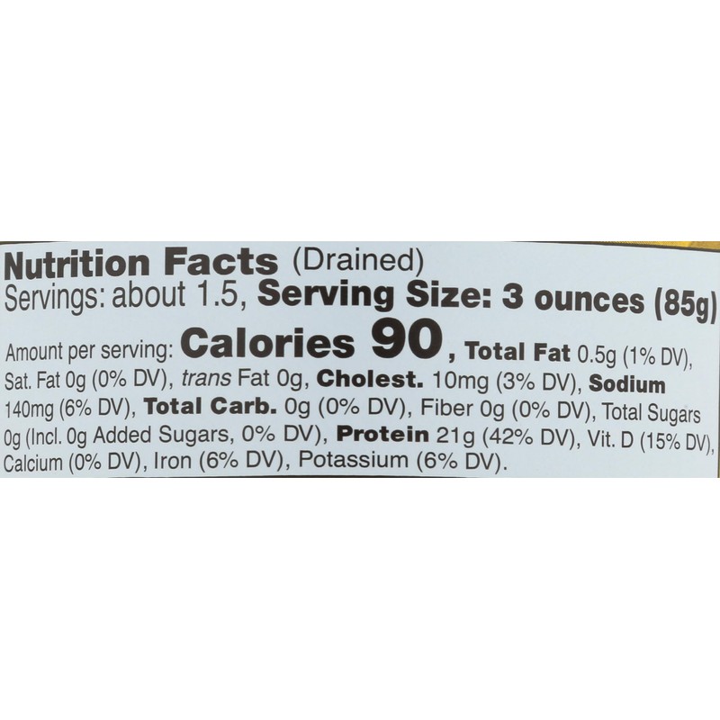 SUSTAINABLE SEAS Chunk Light Tuna In Water, 5 OZ