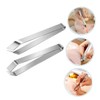 Ciieeo 2pcs Stainless Steel Kitchen Bone Removal Tweezers Set with