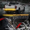 XRIDONSEN 48 inch Truck Tailgate Amber Strobe Lights Strip Rear