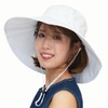 Monilo Women's Sun Umbrella Hat, UV Protection Rate Over 99.9%,