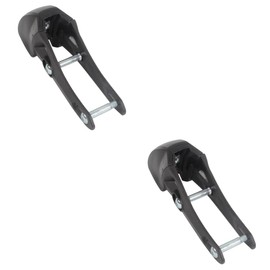 BESPORTBLE Universal Durable Roller Skates Brakes Pads, DIY Roller Skate Brakes Block Pad Skating Safety Brake Pad Replacement Accessories for Inline Roller Skate 2Pcs