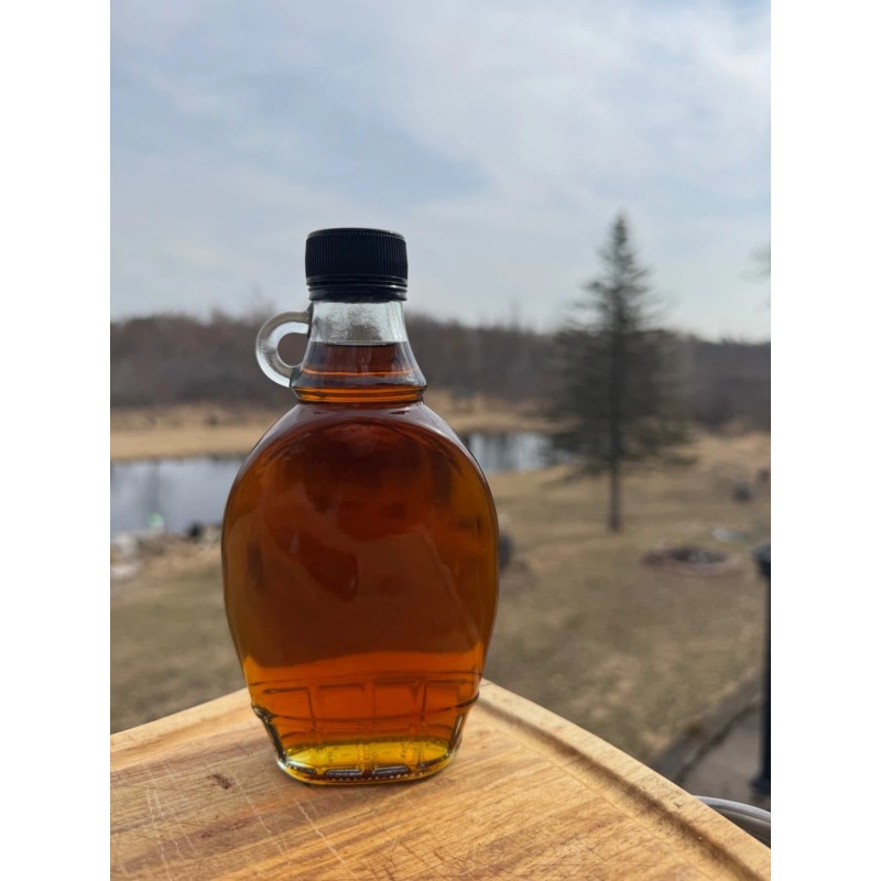 B&C Select Finds Pure Maple Syrup Minnesota Made Glass Bottle