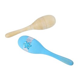 Colorations Wooden Maracas Craft Kit for Kids, Pack of 12, Craft Kit for Children, Kids Maracas Craft, Fun Craft Project for Kids, Decorate Your Own Maracas