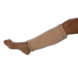 DermaSaver Shin Tube – Protective Leg Sleeve for Skin Tear & Pressure Relief – Breathable, Soft & Comfortable – Large (15–19")