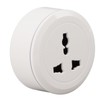 13A Power Track Socket Multifunctional White Round Surface Mounted Movable