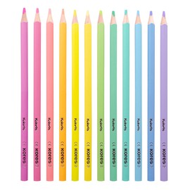 Kores - Kolores Pastel: 12 Colouring Pencils in Assorted Pastel Colours