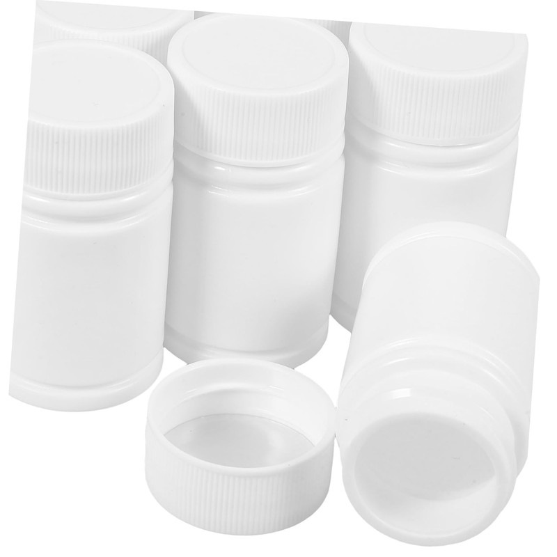 COLLBATH Portable 20ml Plastic Sample Bottles Empty Vials for Fish