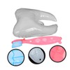 Kisangel 2pcs White Tooth Balloons for Shower Decorations Unique Tooth