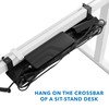 MOUNT-IT! Under Desk Cable Tray [23" Length] Wire Management Basket