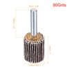 sourcing map 20mm Flap Wheels Shank Mounted Sandpaper Abrasive Wheel