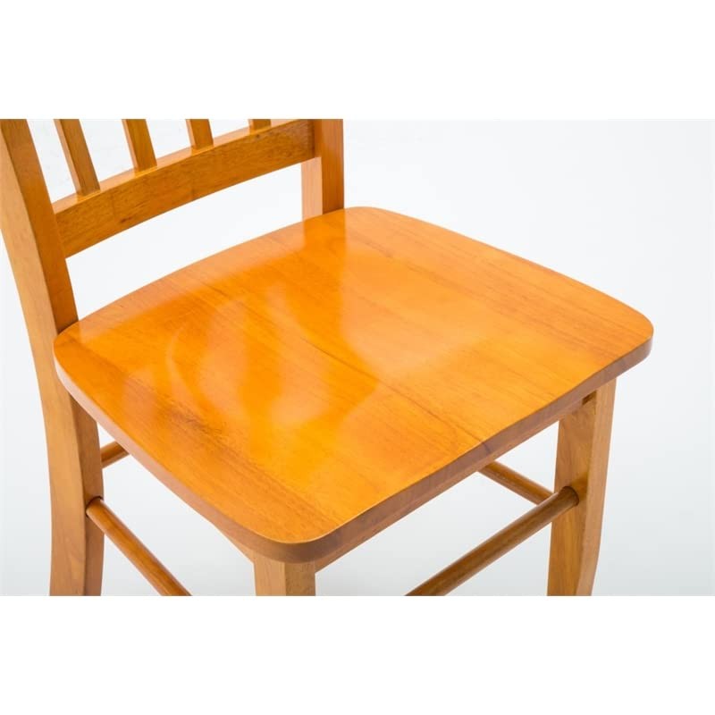 Boraam Shaker Chair, Oak, Set of 2