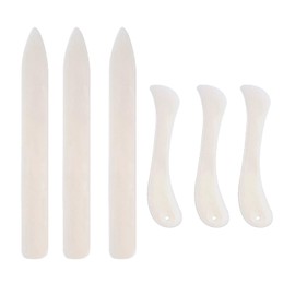 ArrErr 6 Pack Plastic Bone Folder Paper Creaser Set Origami Paper Creaser Crafting Tool for Origami Squares Sheets Scoring Creasing Scrapbooking DIY Folding Crafts Card Making Scrapbook Decor