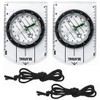 DLPRK Multifunctional Compass, Compass with Scale Ruler, Professional Compass, Navigation