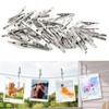 70 PCS Alligator Clips Kit Silver Crocodile Clips Metal Electrical