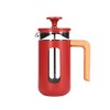 La Cafetière Pisa Stainless Steel Cafetière, Three Cup, Red, Gift