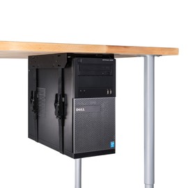 Penn Elcom Under-Desk Computer Mount, Adjustable with Slide-Out Access, 71 Inches - PC Tower Holder