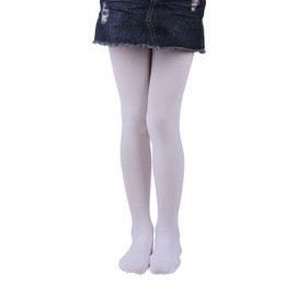 EVERSWE Microfibre 40 Denier Children’s Tights for Girls, White