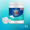 AQUAFIX Pastilla Tricloro 1'' para Albercas, Jacuzzis, Depósitos de Agua,
