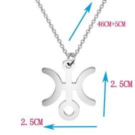 Planet Charm Chain Planet Jewelry Spiritual Gift Necklace Uranus Pendant Necklace (Uranus Pendant -Necklace)