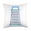 Fun Cheese Lover Cheese Grater Throw Pillow