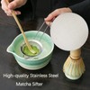 Buucup Japanese Matcha Set, Matcha Bowl with Spout, Matcha Whisk