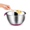Metaltex 23514610080 Mixing Bowl 2.8 L Non-Slip Stainless Steel Silver