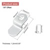 uxcell 25 Pcs 1/8" Offset Canvas Clips, Picture Framing Mirror
