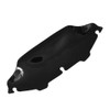 H RUO Black 6 inch Wave Windshield Windscreen for Harley