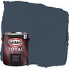 Glidden Total 1 gal. Cavalry/Navy Blue Satin Exterior Paint with
