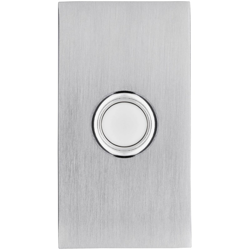 Baldwin 4863 3" x 1-1/2" Illuminated Rectangular Door Bell from