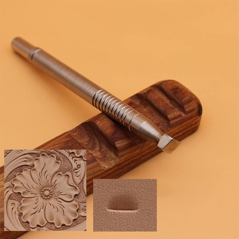 Singring Leather Stamping Tool Beveling Set 3Pcs Smooth Beveler Stamps