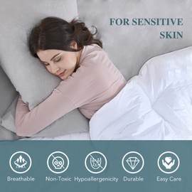 Sijo Stone Washed 100% Organic French Linen Bed Sheet Set, GOTS Certified Organic, Best Cooling Linen Sheet Award by Sleep Foundation 1 Flat Sheet Only (Dove, King/Cal King)