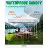 Acepic Heavy Duty 10x10 Peak Pole Canopy Replacement Top Cover