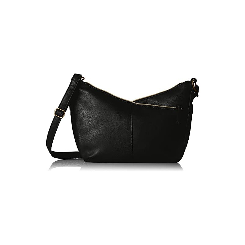 Legato Largo LU-H0906Z Shoulder Bag, 3 Openings, Multiple Storage, Black