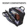VANKEAN 17.3" Expandable Waterproof Laptop Briefcase for Travel & Business