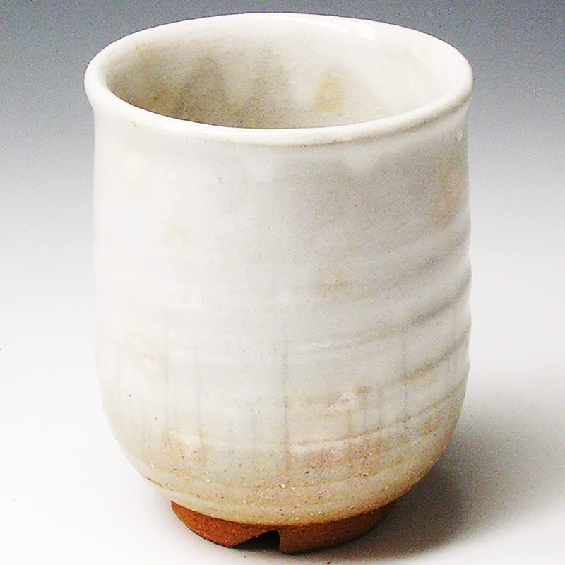 Japanese Ceramics T92130250 Tsubaki Hidekiln Silver Ash Tea Cup (Large)