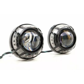 Morimoto Panamera Switchback LED 2.0 Projector Shroud Black ( one pair )