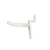 Slatwall 40mm Single Prong Hooks in White for Retail Shop