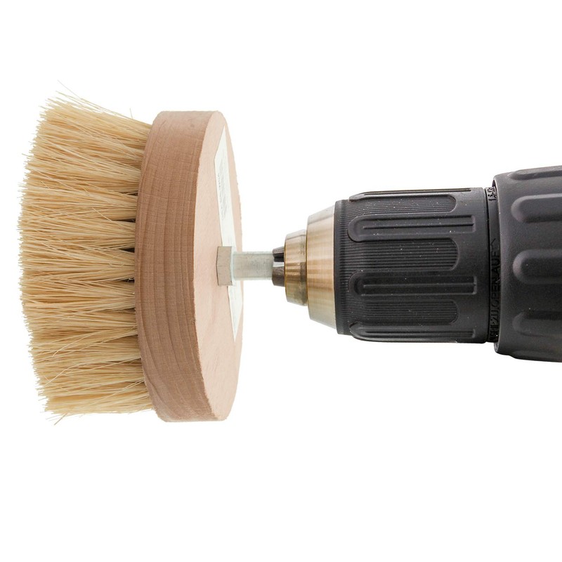 U.S. Art Supply 4" Wide Chalk and Wax Buffing Brush
