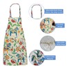 suchkawe 2 Pack Floral Aprons for Women with Pockets, Cotton