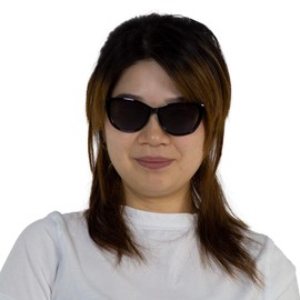 VITENZI Full Reader Sunglasses for Women, Cat Eye Tinted Reading with Built In Full Readers, Gela in Black 2.00