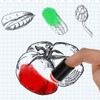 40 Pcs Finger Sponge Daubers with Storage Box for Painting