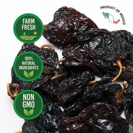 Doña Blanca - Dried Ancho Chiles 4 Oz - Premium Dried Chiles - Great for Birria Sauce, Mexican Mole, Enchiladas, Salsas, and Pozole - Mild to Medium Heat - Sweet & Smoky Flavor. 100% Natural - Resealable Kraft Bag