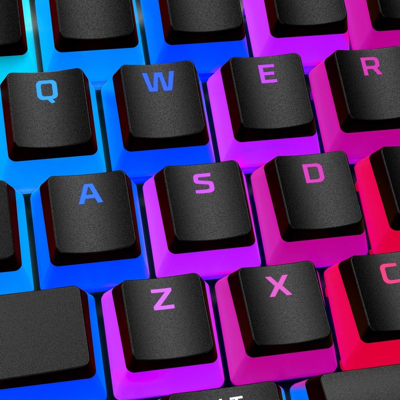 HyperX Pudding Keycaps - Double Shot PBT Keycap Set with