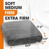 Cheer Collection Extra Large Seat Cushion | Memory Foam Comfort